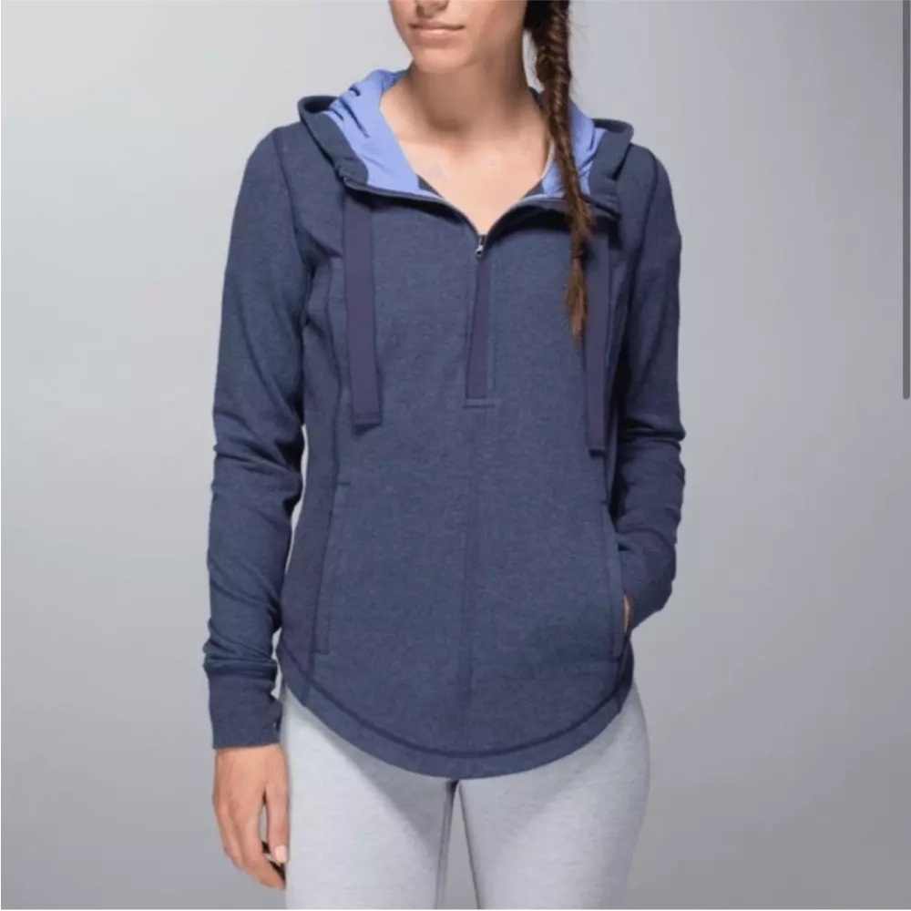 Lululemon Post Sweat Pullover Women's Blue Hoodie